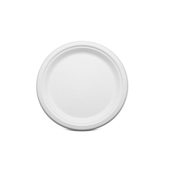 15g 9 Inch Round Sugarcane Bagasse Disposable Tableware