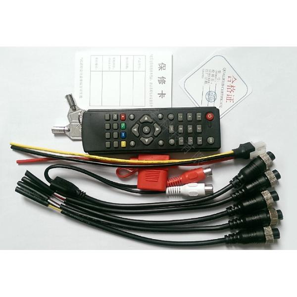 4G / 3G WIFI HDD Mobile DVR With VGA And Alarm Port For Truck Three Channels