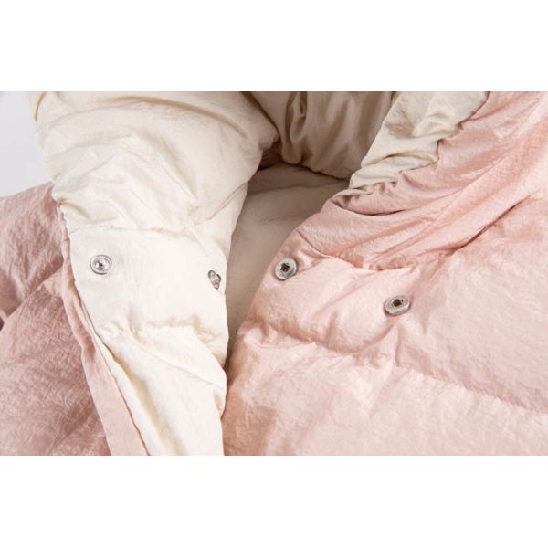 Toddler Reversible Lightweight Puffer Jacket with Synthetic Down-like Padding and Hood