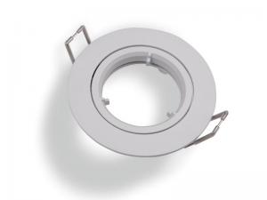 Wholesale Embeded Rotatable  84mm Sloped Silver Shower Recessed Lighting Trim from china suppliers