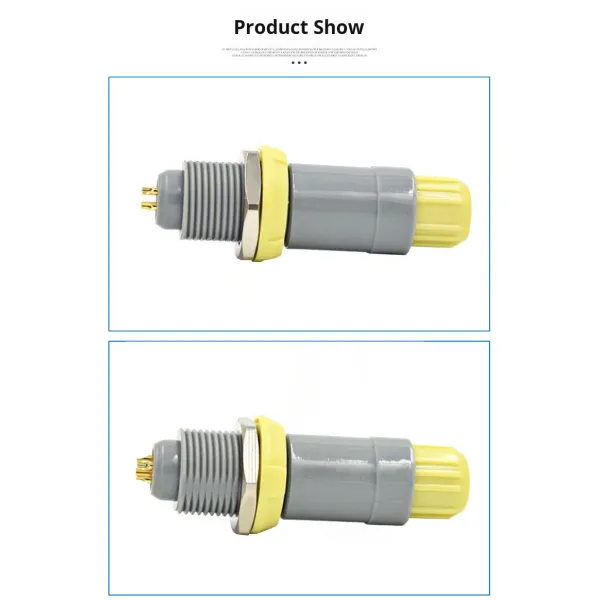 Medical Aviation Plug 1P4 Waterproof Socket Push-pull Self-locking Plastic Connector Alcohol Disinfection 3-Year Shelf Life