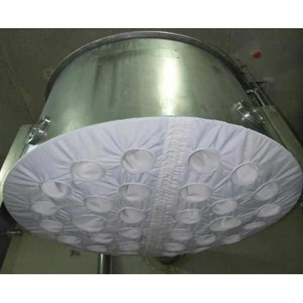 Vertical Fluid Bed Dryer for Sea Salt Powder Particle Drying in 3850*800*2300mm Size