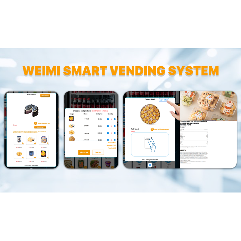 WEIMI Locker Vending Machine for Pre-Order & Pickup Smart Self Service Solution
