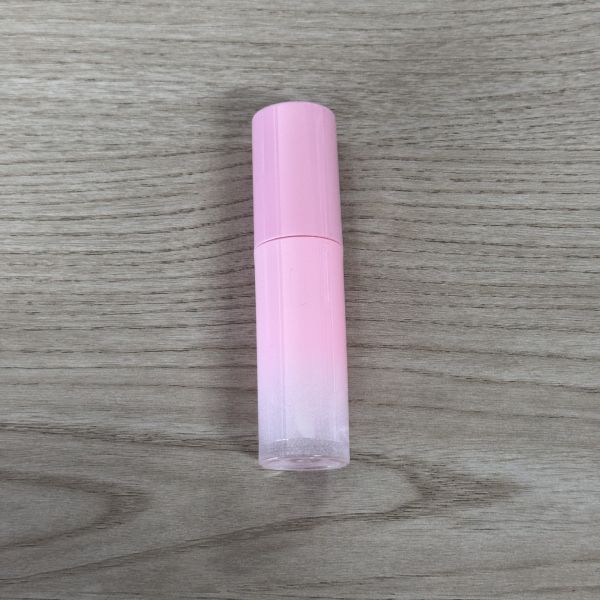 6ml Pink Gradient Heart-Shaped Cap Lip Gloss Tube Packaging Empty Container
