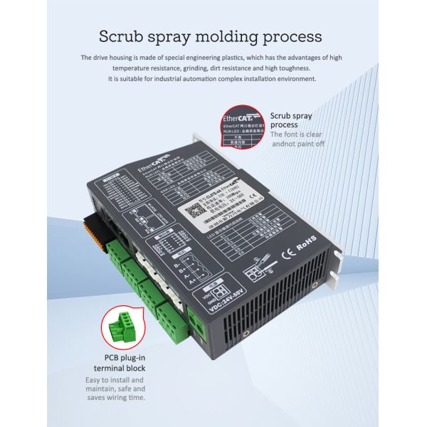 Lichuan 4-Axis DC Closed Loop Stepper Motor Drivers Kit 2.0N.m 2Phase Nema23 DC24V~50V 3.0/4.0A 1000PPR