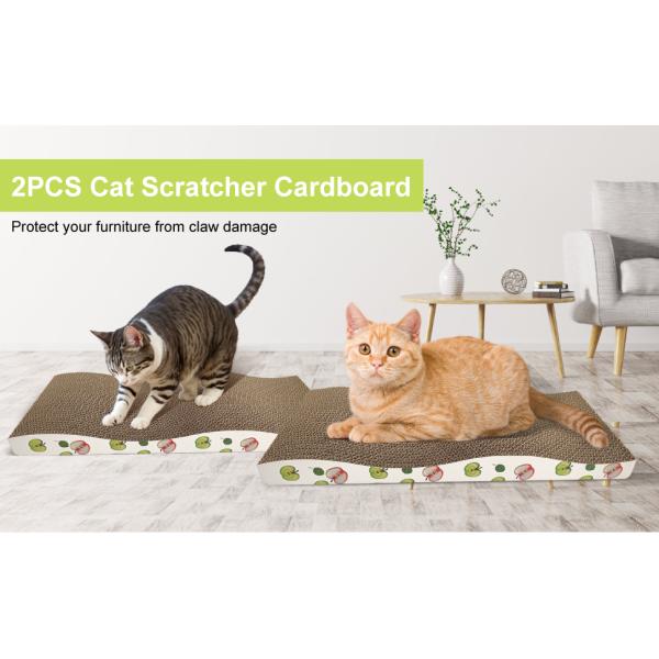 Factory Direct Texture Design Cat Scratching Board with Catnip Corrugated Cat Scratching Board with Premium Scratch