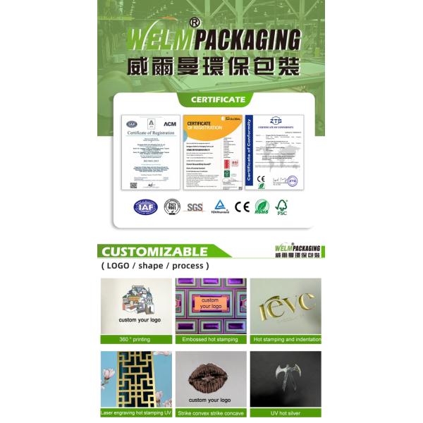 Custom Logo Macaron Gift Box with UV Printing and Recyclable Luxurious Packaging Box