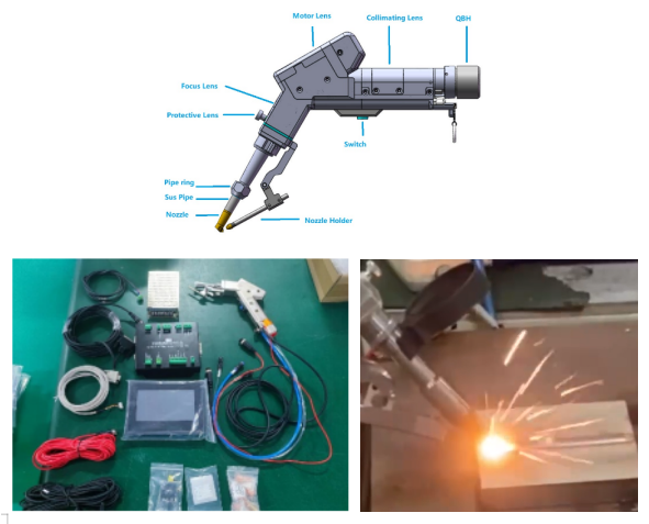 3000W Handheld Single Motor Laser Welding Machine for Welding Stainless Steel
