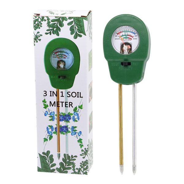 Soil Moisture Tester Nutritional Value PH Meter 3 In 1 Soil Meter For Plants Vegetables