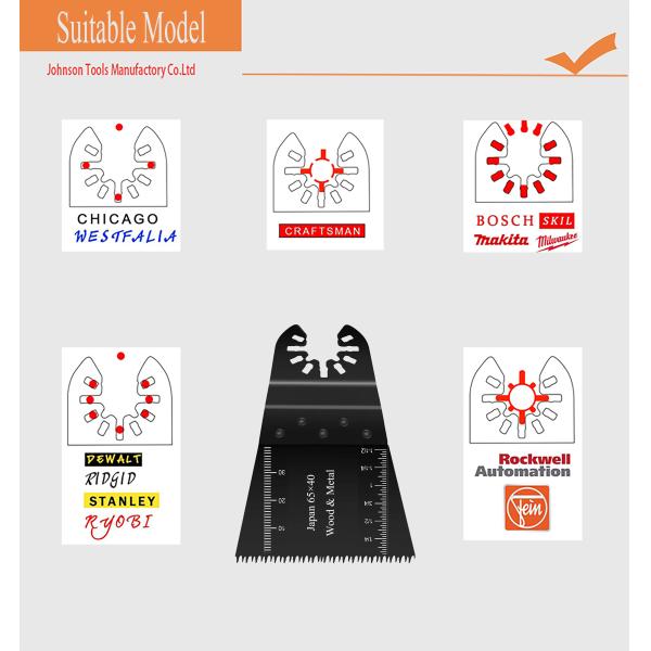 SGS 65x40mm Oscillating Multi Tool Diamond Blades Robust