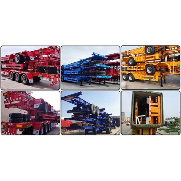 20FT Skeleton Container Semi Trailer 60T Tank Container Chassis CE