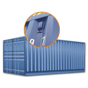 JT704 Container Location GPS Tracker 12000 MAh Disposable Lithium Battery