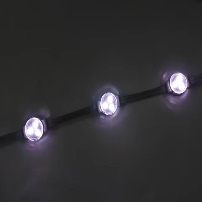 30mm IP67 Waterproof Point Source Light RGB Led Point Light Event Lighting Building Facade Illumination