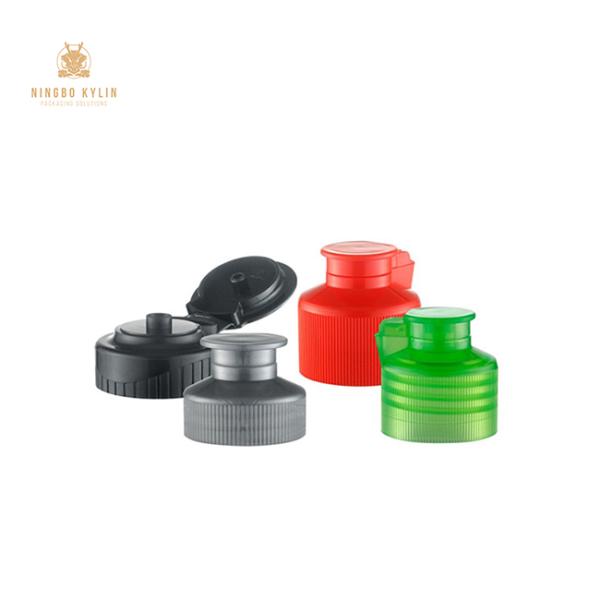 Leakproof K902-5 Plastic Flip Top Caps Recyclable Multiscene For Bottle