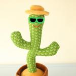 China Luminous Dancing And Talking Electric Cactus Plush Toy for sale