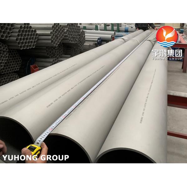 Super Duplex Steel Seamless Pipe ASTM A790 UNS S32750 Acid Resistant