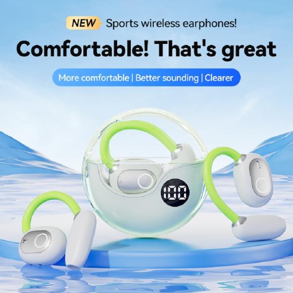 ETEK Bluetooth 5.4 TWS earphone with 115dB sensitivity , 40mAh earphone cell + 200mAh case (protective board), F13 speaker