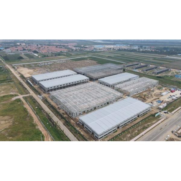 Prefabricated Light Steel Structure Construction Tractor Factory Warehouse (KXD-222)