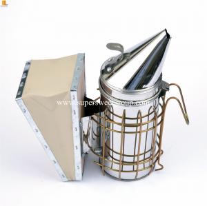 China Beekeeping equipment stainless steel leather bee smoker for sale on sale