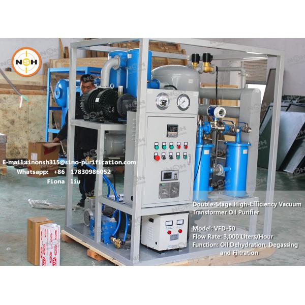 Vacuum Pump Transformer Oil Purification Machine Insulation Mobile Trailer-Mounted VFD System