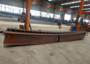 China Bending Structural Steel Fabrication / Arch Shaped Curved Girders Steel Structure on sale