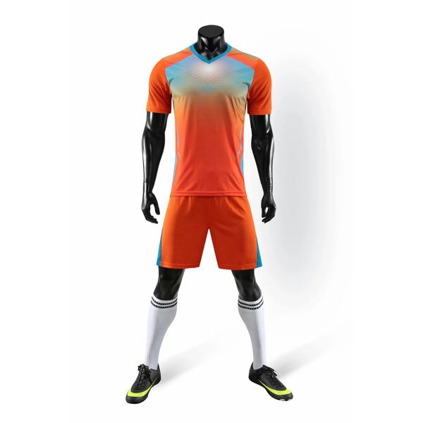 High quality Polyester Material Cheap accept custom Soccer Uniform men Set referee uniform soccer