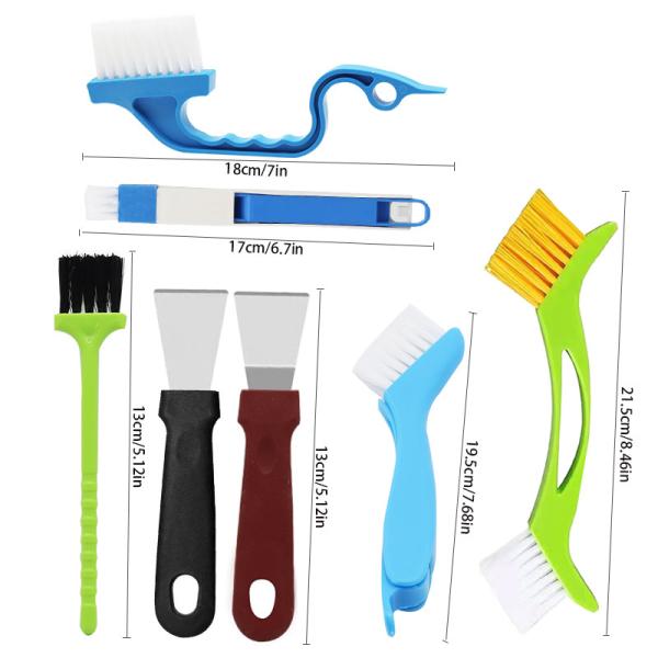 10Pcs Kitchen Cleaning Tools Window Groove Cleaning Brush Household Gap Brush