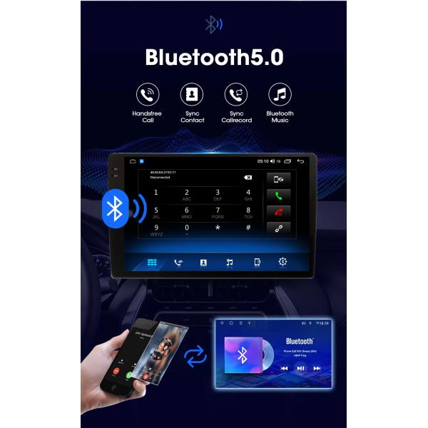 DVR Combination 9 Inch Android Car Stereo with GPS Navigation and Customizable UI