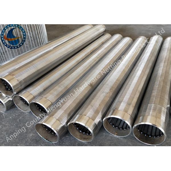Filtration V Shape Wedge Wire Mesh Sand Control Stainless Steel Materials