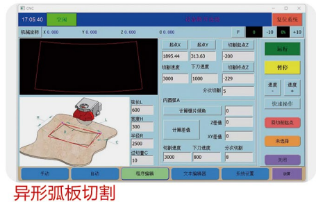 75KW Customizable CNC 4-Axis Stone Bridge Saw for Precise Engraving