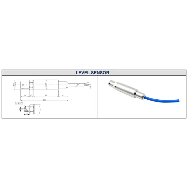 Water Level Sensor Pressure surveillance device For Liquid level test Pressure sensor
