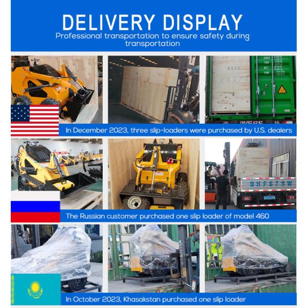 For Earthmoving Mini Top Front Track Skid Steer Loader Compact Diesel Skid Steer Loader with Attachments for Sale