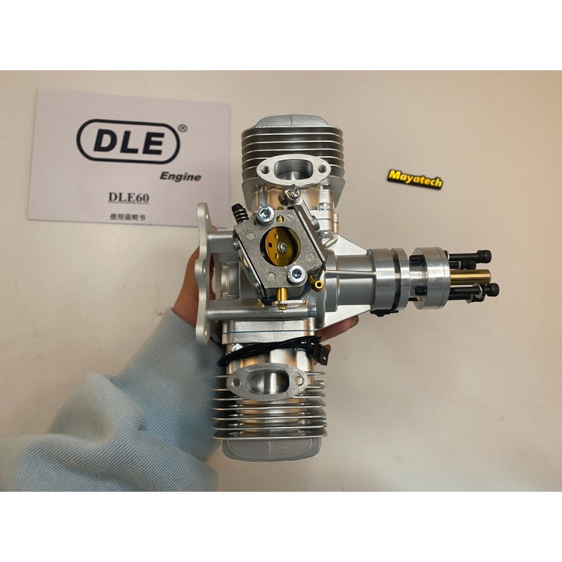 original dle 60 cc twin gas engine for rc airplane - fixed wing model
