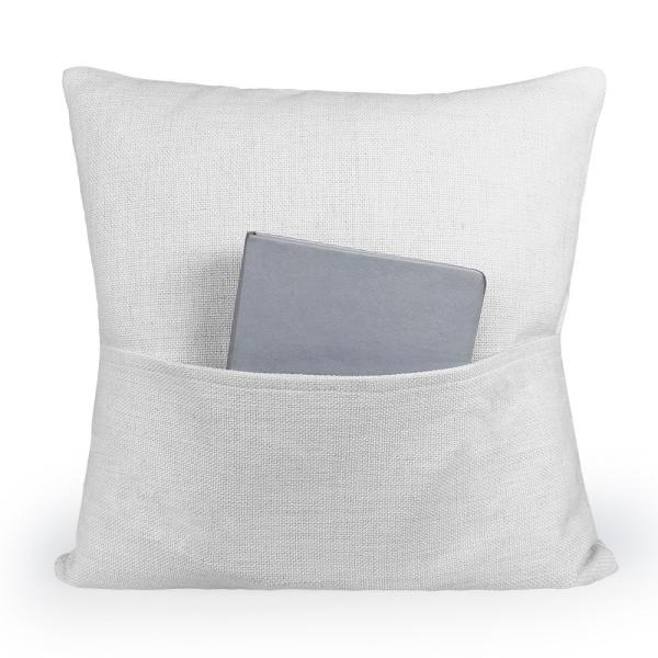 DIY Printed Linen Pillow Case With Pocket Sublimation Blank Pocket Linen Pillow Covers