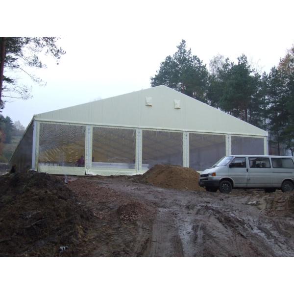 Multiple Spires A Shaped Marquee Party Tent 30x30m UV Resistant With Transparent Clear Windows