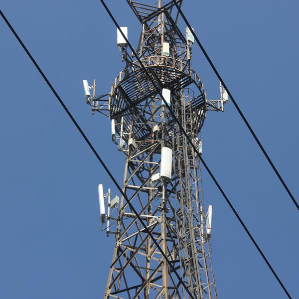 4g Gsm Triangular Lattice Tower Wireless Microwave Antenna