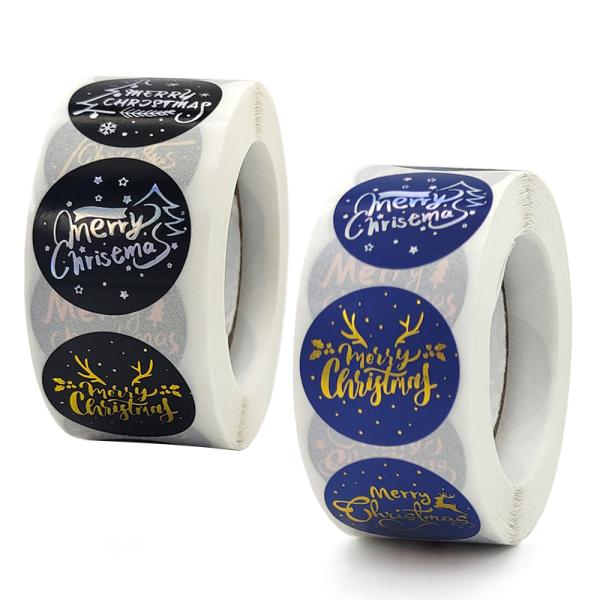 Custom Printed Round Packaging Sticker Waterproof Plastic Round Adhesive Paper Vinyl Label logo Sticker