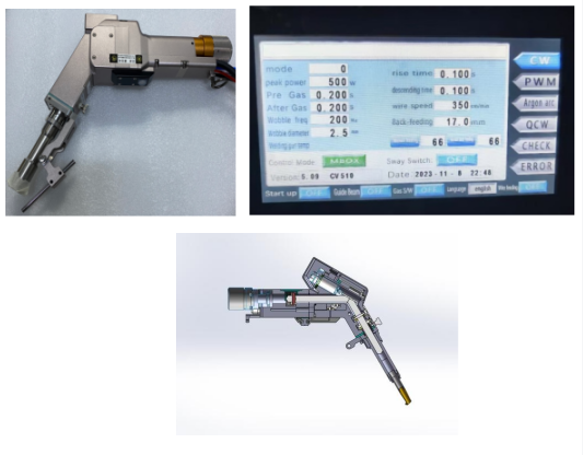 Lightweight Handheld Single Wobble Laser Welding Machine For 4mm Aluminum Welding