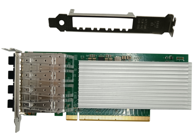 HZ25E810F4 25Gbps PCIe Network Card With Intel E810-CAM2 Controller And PCIe Gen4.0X16 Interface