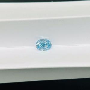 Wholesale ZKZ Diamonds 2 Carat Oval Loose Lab Grown Blue Diamonds VVS2 from china suppliers