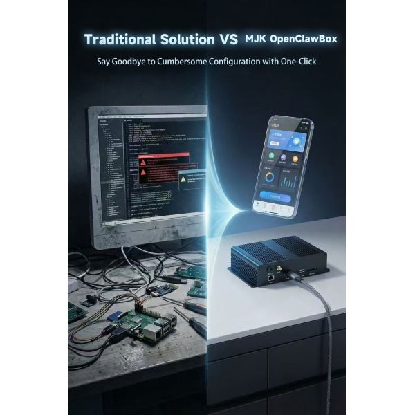 MJK OpenClaw AI Host RK3568 Quad Core DDR4 EMMC New Mini Computer Android 11 System Fanless Embedded Box for Industrial Control
