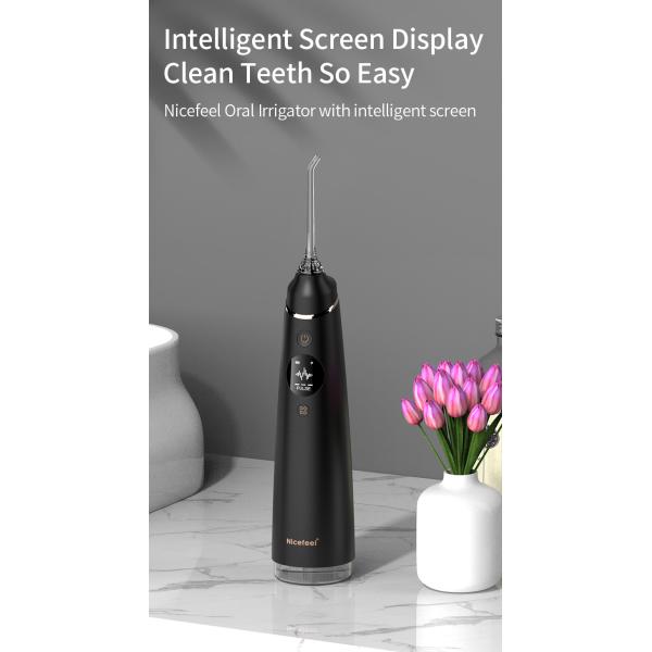360 Rotation Tip Nicefeel Oral Irrigator With Child Lock Design