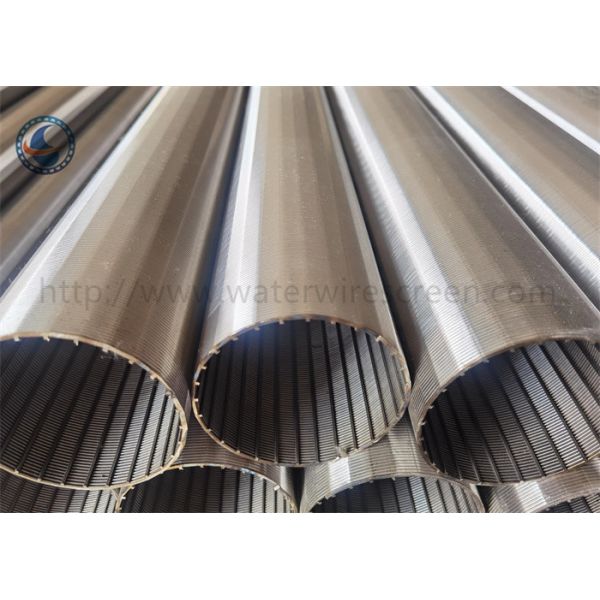 Stainless Wire Wraps 4 Inch Well Screen Filter Pipes Reduce Energy Consumption