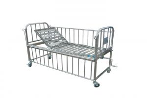 Wholesale Medical Pediatric Children One Crank Beds Hospital Baby Bed Full Stainless Steel ALS - BB005 from china suppliers