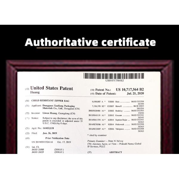 ​Childproof Dollar Bill Pouches NFC Tamper-Proof 600D Polyester Base For US Brands
