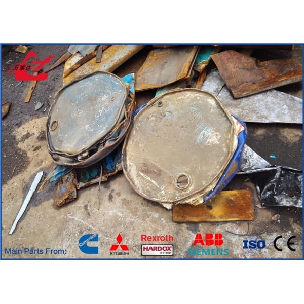 Drum Crusher With 250 KN Max Push Force And 11 KW Power For High Efficiency Metal Recycling