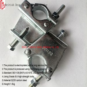 Galvanized Q235 Drop Forged Girder Coupler BS1139 EN74 Standard