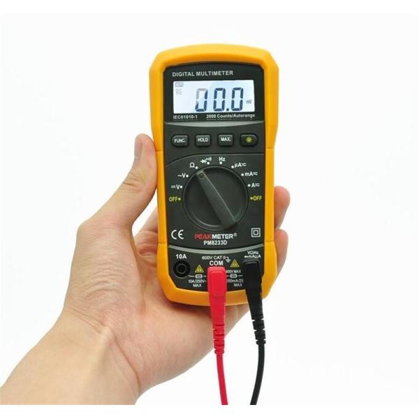 High Precision Digital Multimeter With Auto Range And Temperature Measurement