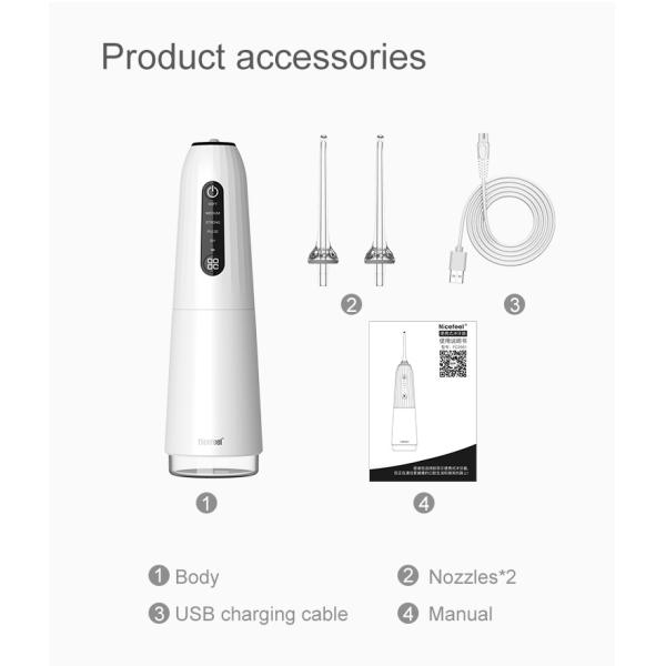 300ml One Button Detachable Portable Oral Irrigator