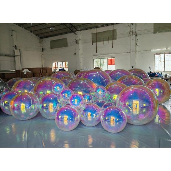 Giant Reusable Inflatable Mirror Effect Balloon Ball Inflatable Mirror Balls PVC Sphere For Event